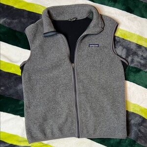 Patagonia Charcoal Fleece Vest Women’s M